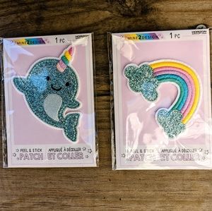 2 MINE2DESIGN Patches for Girls NWT